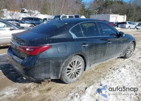 2020 Infiniti Q50 Luxe Awd z USA, uszkodzony, nr VIN JN1EV7AR2LM250059